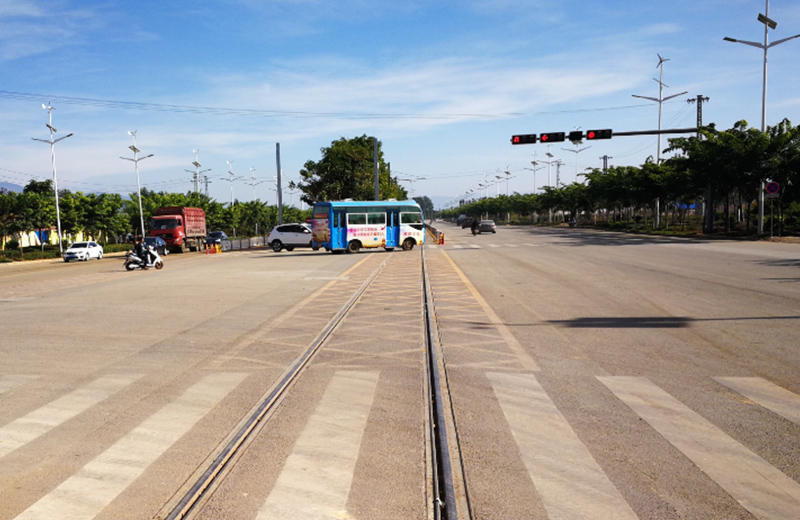 應用于云南蒙自有軌電車項目